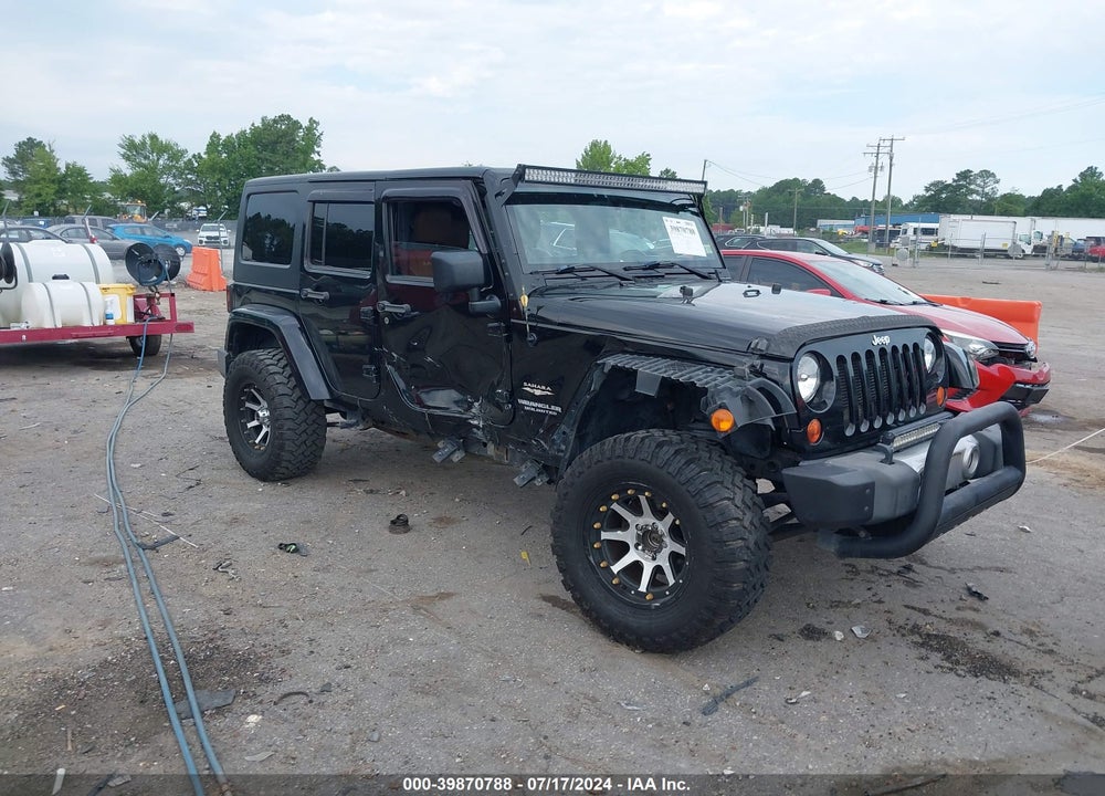 2013 JEEP WRANGLER UNLIMITED SAHARA VIN: 1C4BJWEG2DL509915