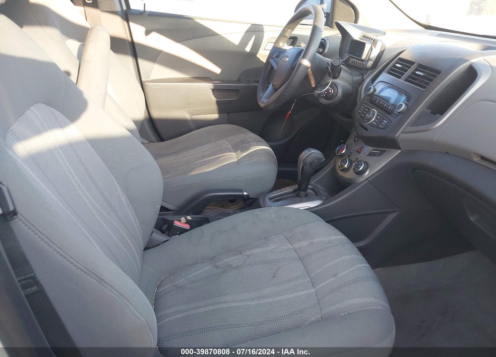 2012 CHEVROLET SONIC 2LT VIN: 1G1JC5SBXC4204009