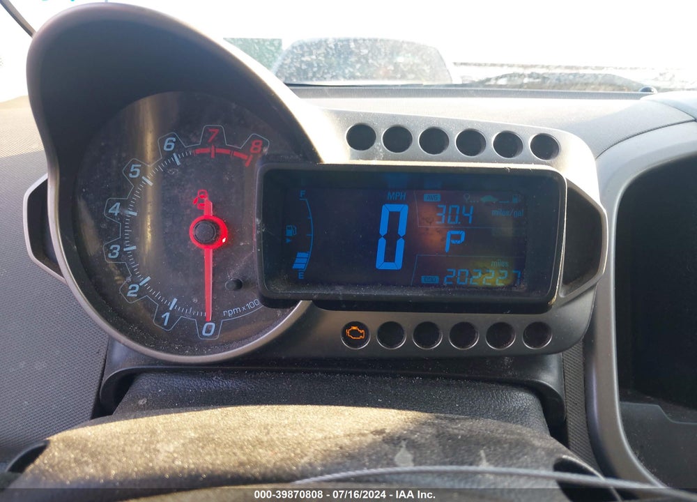 2012 CHEVROLET SONIC 2LT VIN: 1G1JC5SBXC4204009