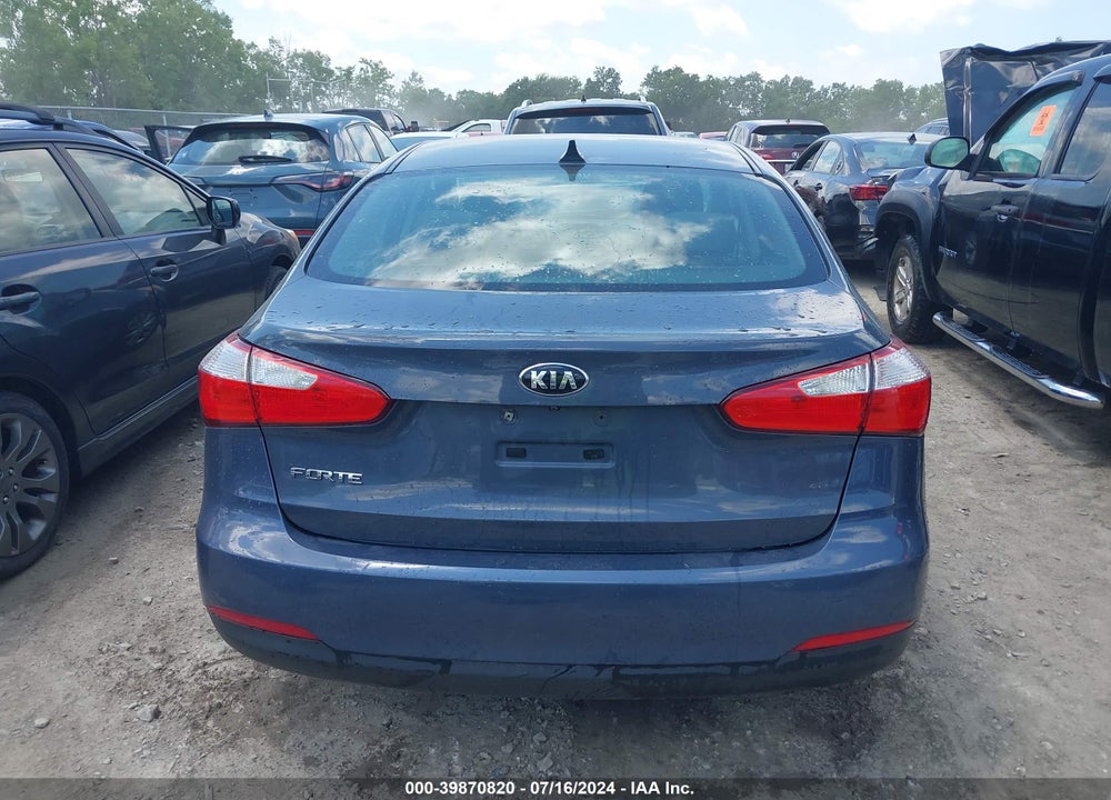 2016 KIA FORTE LX VIN: KNAFX4A66G5548644
