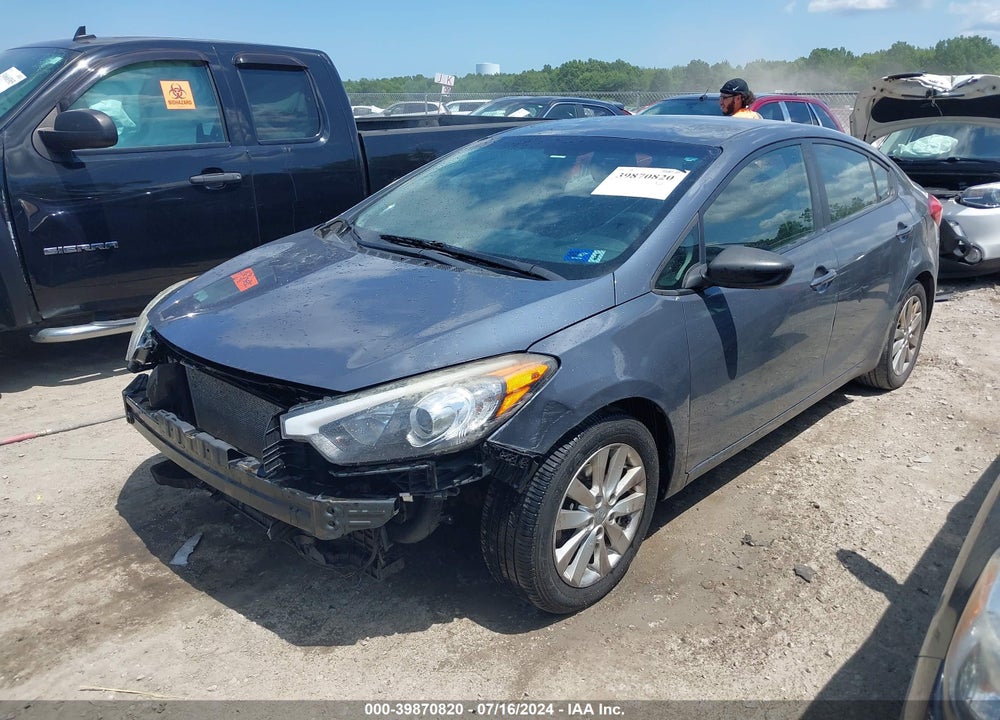 2016 KIA FORTE LX VIN: KNAFX4A66G5548644