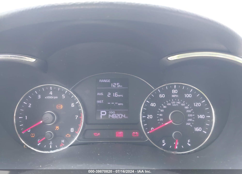 2016 KIA FORTE LX VIN: KNAFX4A66G5548644