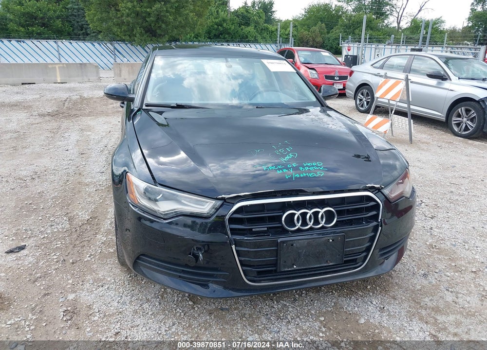 2012 AUDI A6 3.0 PREMIUM VIN: WAUGGAFC4CN100141