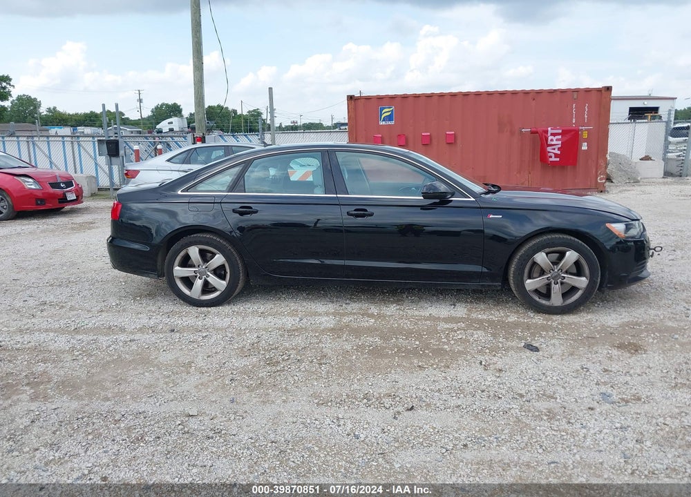 2012 AUDI A6 3.0 PREMIUM VIN: WAUGGAFC4CN100141
