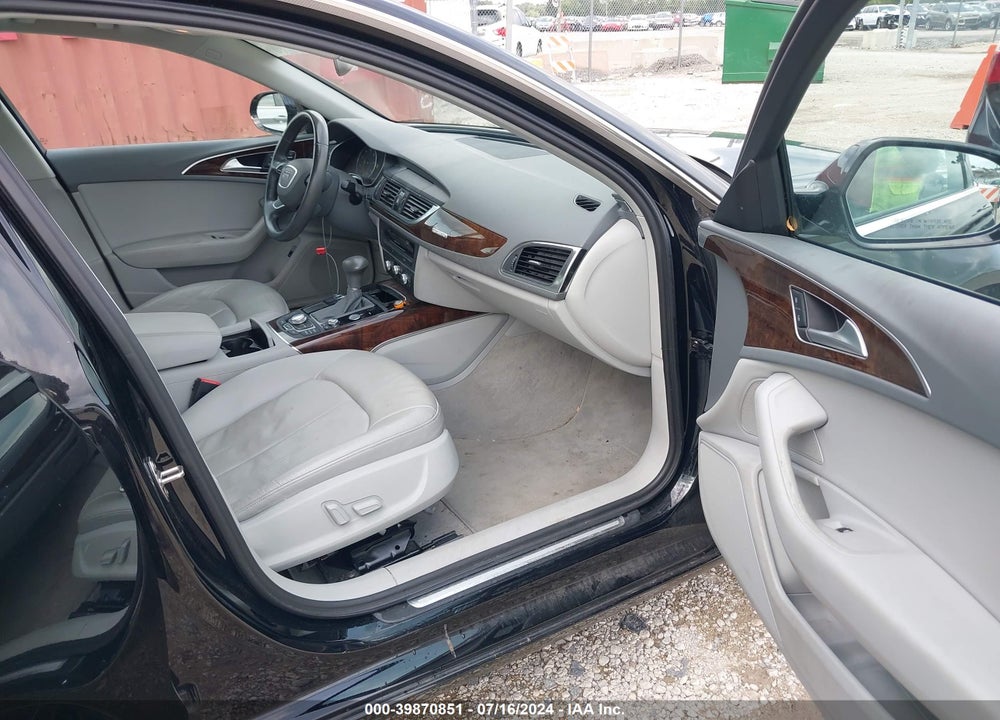 2012 AUDI A6 3.0 PREMIUM VIN: WAUGGAFC4CN100141