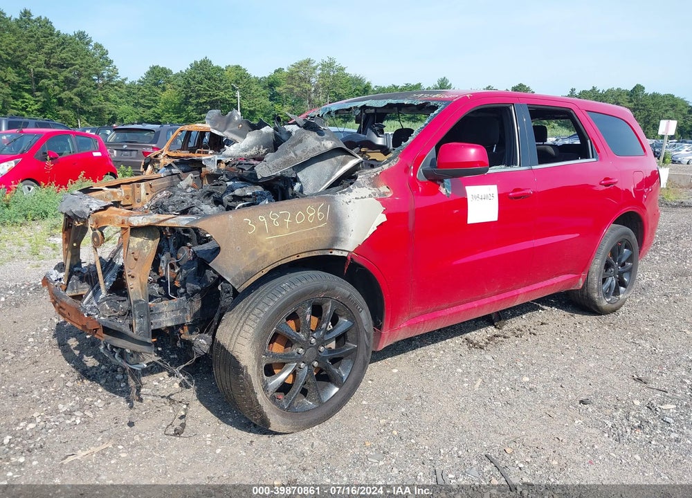 2014 DODGE DURANGO SXT VIN: 1C4RDJAGXEC595457