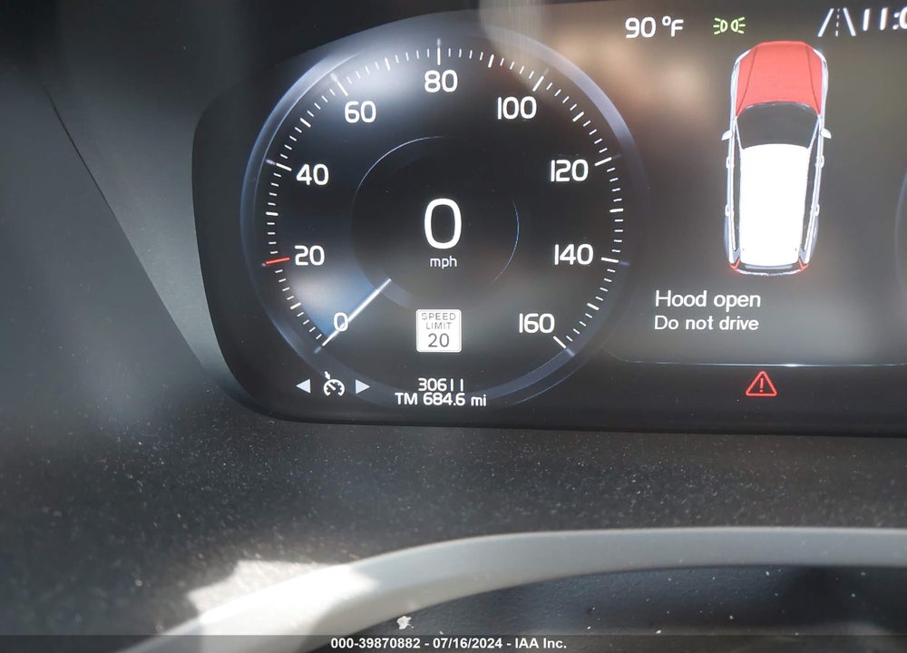 2020 VOLVO V60 CROSS COUNTRY T5 VIN: YV4102WK7L1041276
