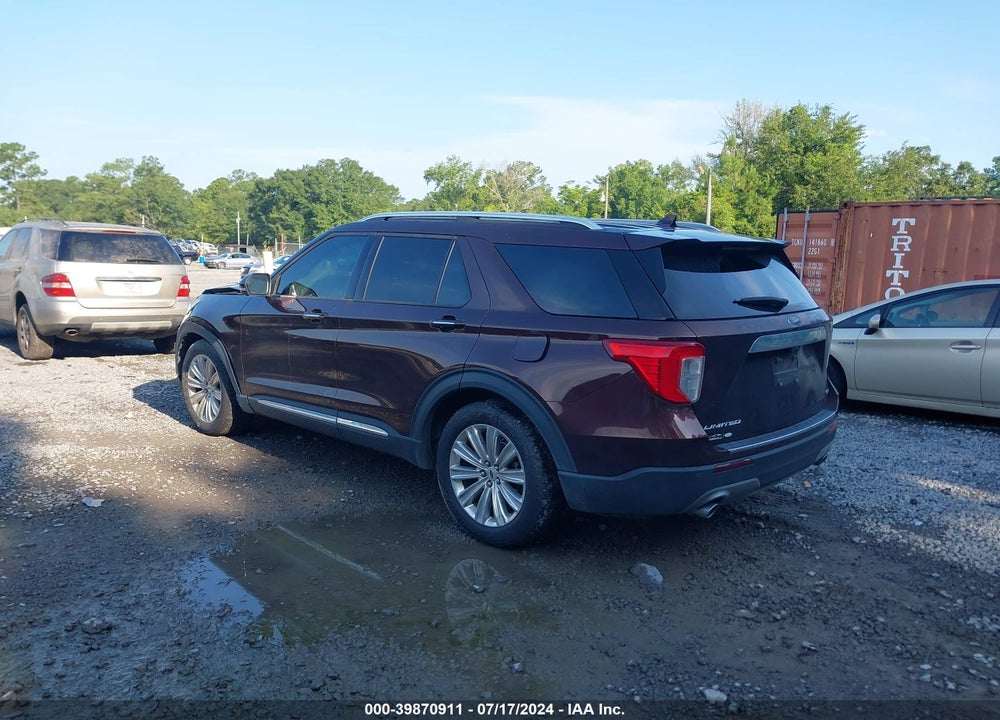 2020 FORD EXPLORER LIMITED VIN: 1FMSK7FH9LGB71183