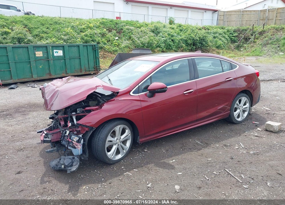 2016 CHEVROLET CRUZE PREMIER AUTO VIN: 1G1BG5SM3G7315497