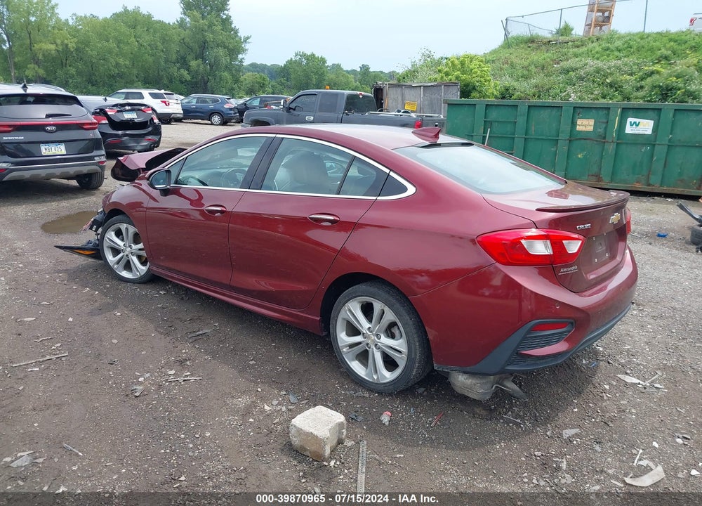 2016 CHEVROLET CRUZE PREMIER AUTO VIN: 1G1BG5SM3G7315497