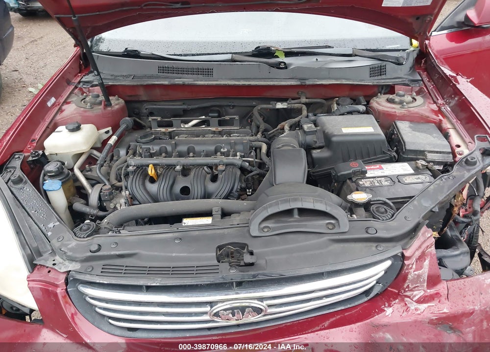 2008 KIA OPTIMA LX VIN: KNAGE123X85227172