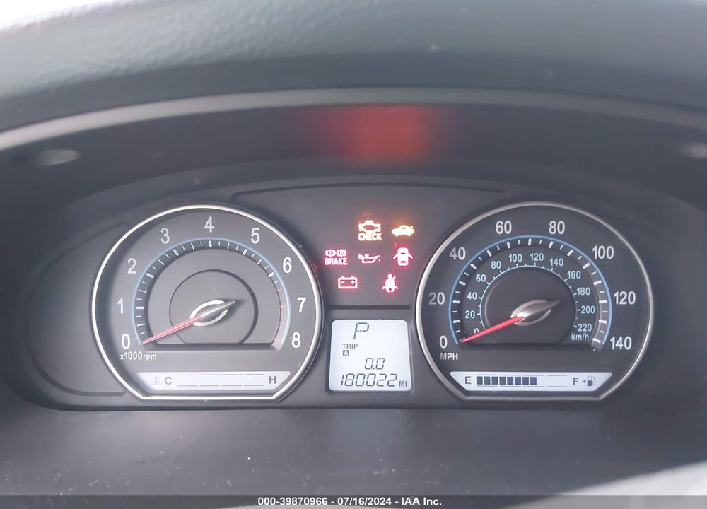 2008 KIA OPTIMA LX VIN: KNAGE123X85227172