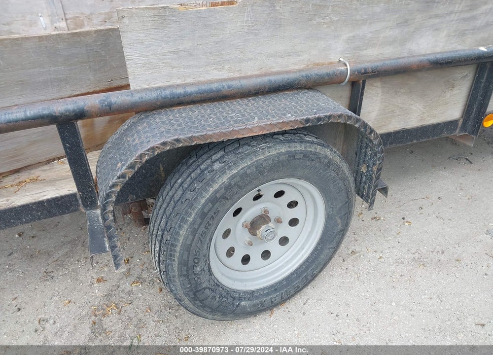 2014 TRAILER MCGEE SINGLE AXLE VIN: 1M9BP1217DC700119
