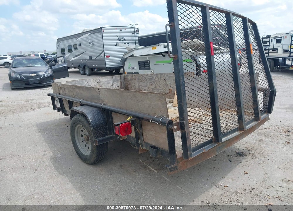 2014 TRAILER MCGEE SINGLE AXLE VIN: 1M9BP1217DC700119