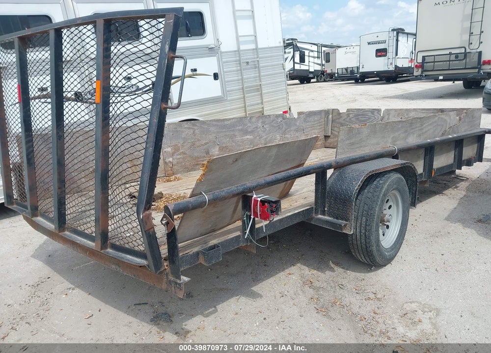 2014 TRAILER MCGEE SINGLE AXLE VIN: 1M9BP1217DC700119