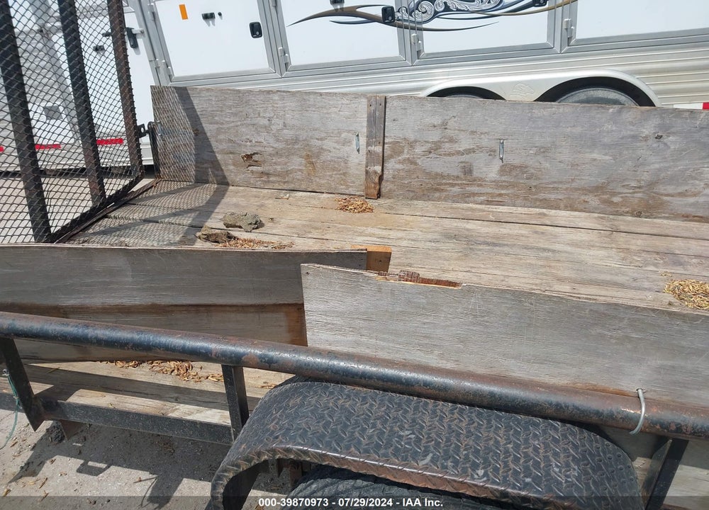 2014 TRAILER MCGEE SINGLE AXLE VIN: 1M9BP1217DC700119
