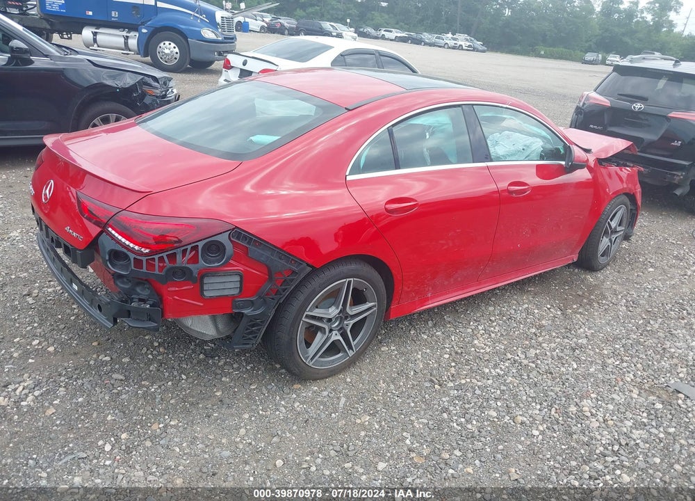 2020 MERCEDES-BENZ CLA 250 4MATIC VIN: WDD5J4HB4LN034746