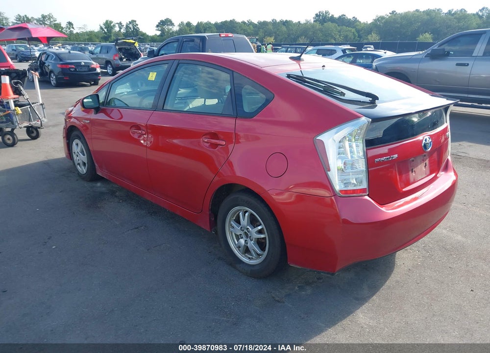 2011 TOYOTA PRIUS TWO VIN: JTDKN3DU7B1399222