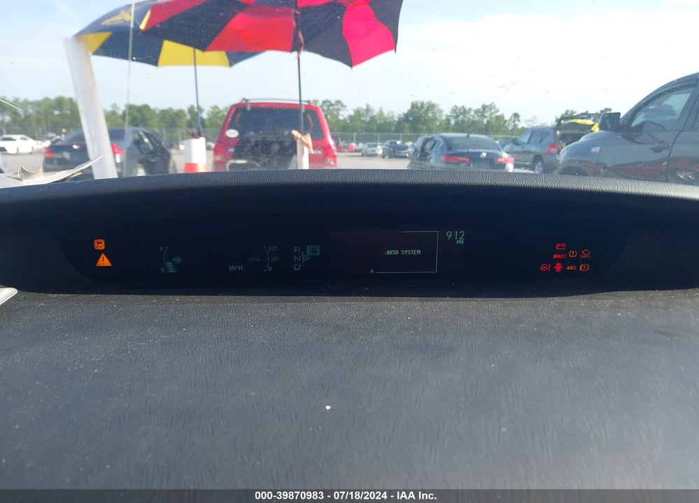 2011 TOYOTA PRIUS TWO VIN: JTDKN3DU7B1399222