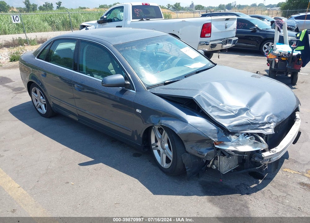2007 AUDI A4 2.0T VIN: WAUDF78E37A057402