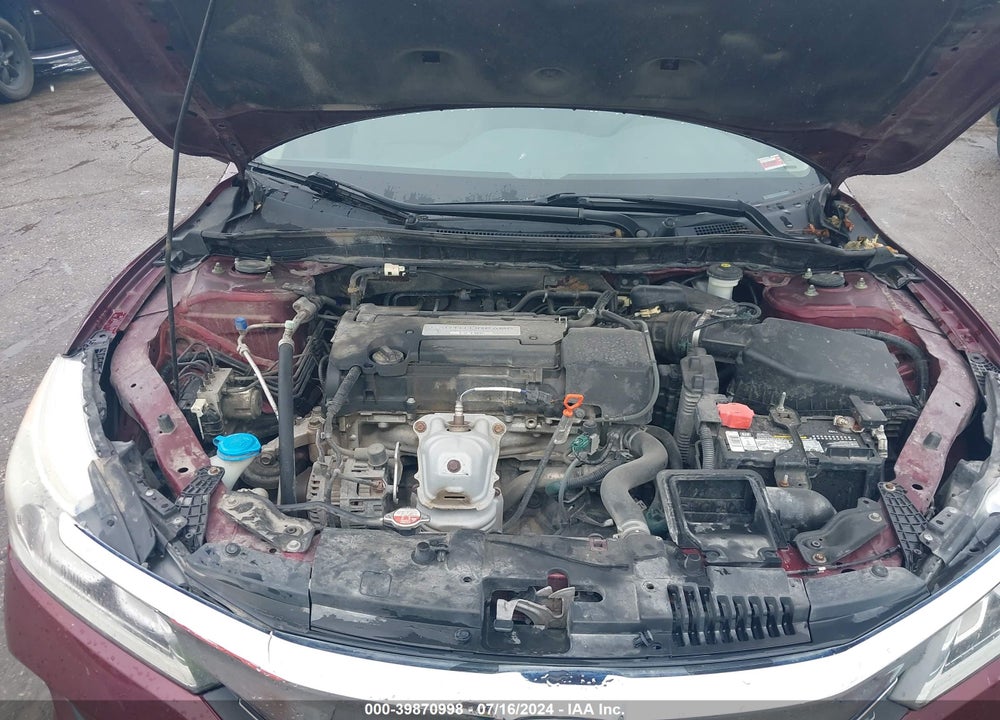 2016 HONDA ACCORD LX VIN: 1HGCR2F34GA022704
