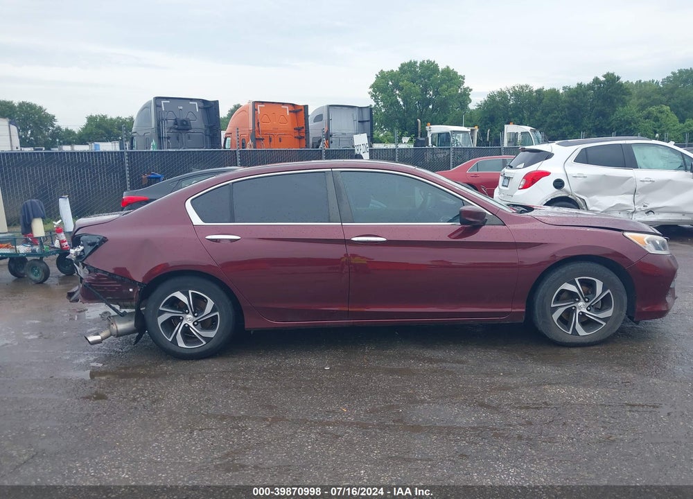 2016 HONDA ACCORD LX VIN: 1HGCR2F34GA022704