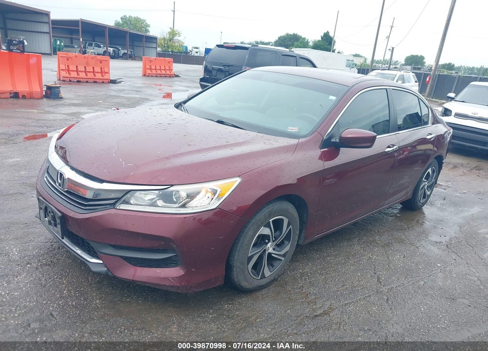 2016 HONDA ACCORD LX VIN: 1HGCR2F34GA022704