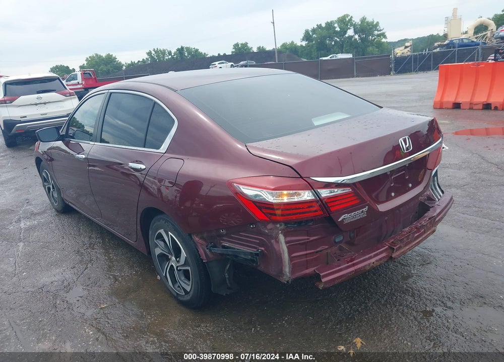 2016 HONDA ACCORD LX VIN: 1HGCR2F34GA022704