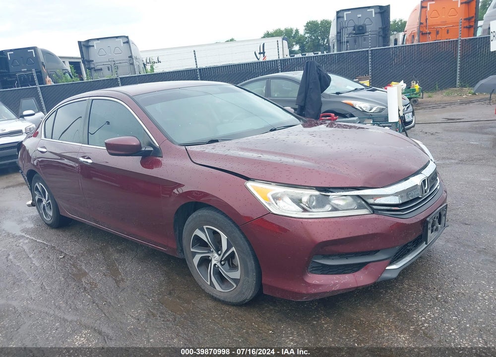 2016 HONDA ACCORD LX VIN: 1HGCR2F34GA022704