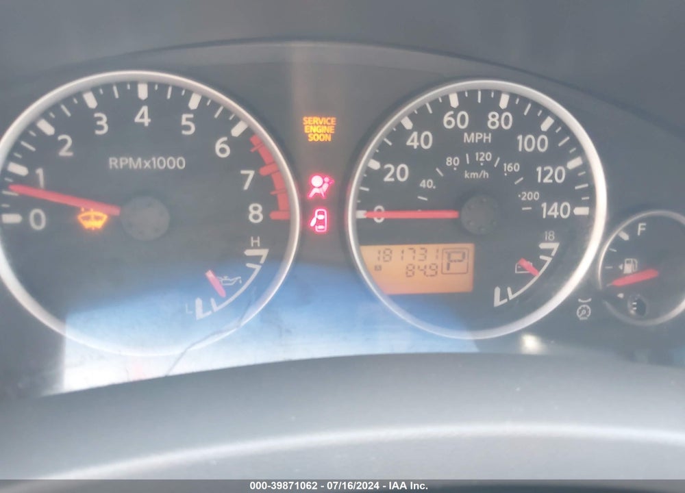 2005 NISSAN XTERRA SE VIN: 5N1AN08U15C644668