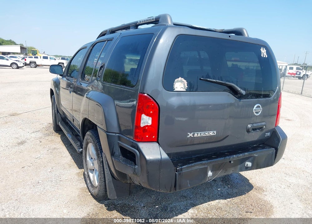 2005 NISSAN XTERRA SE VIN: 5N1AN08U15C644668