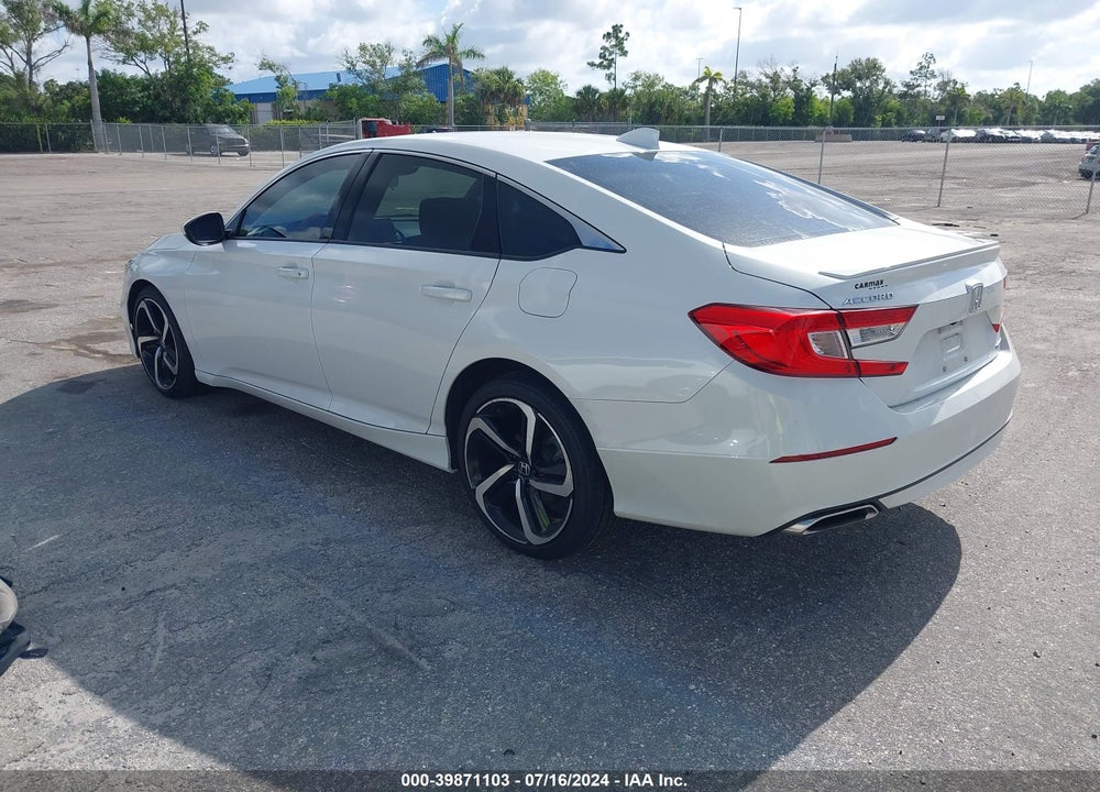 2020 HONDA ACCORD SPORT VIN: 1HGCV1F39LA081280