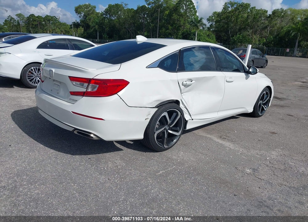2020 HONDA ACCORD SPORT VIN: 1HGCV1F39LA081280