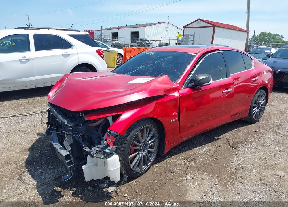 2018 INFINITI Q50 3.0T RED SPORT 400 VIN: JN1FV7AP3JM461416