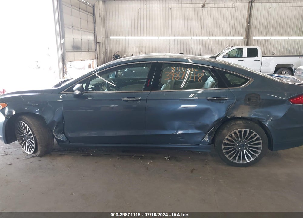 2018 FORD FUSION TITANIUM VIN: 3FA6P0D95JR246841