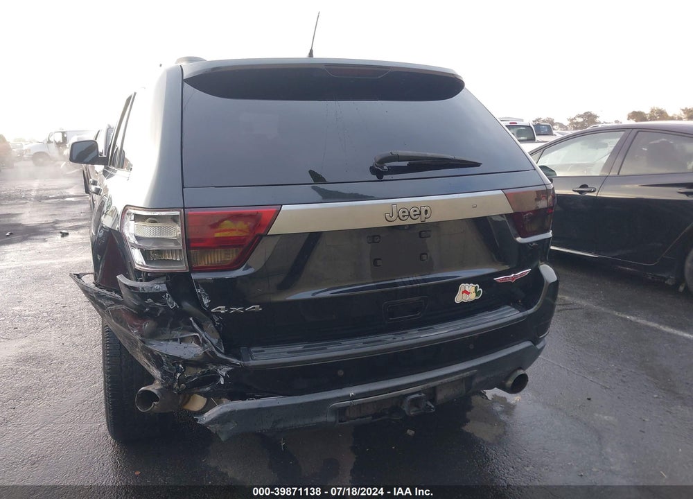 2013 JEEP GRAND CHEROKEE LAREDO TRAILHAWK VIN: 1C4RJFAT8DC615612