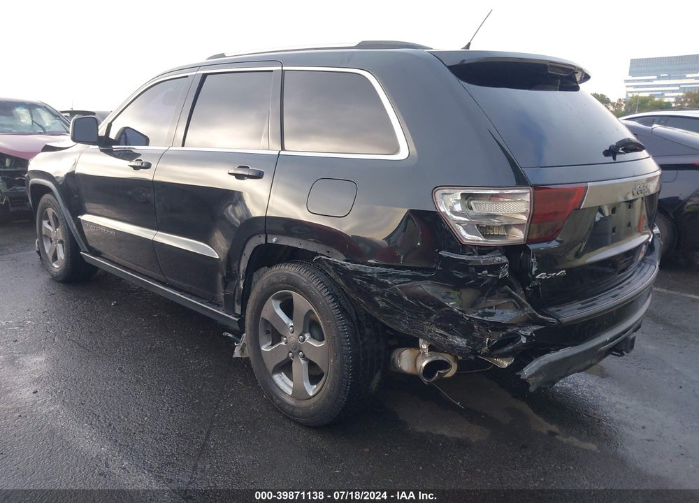 2013 JEEP GRAND CHEROKEE LAREDO TRAILHAWK VIN: 1C4RJFAT8DC615612
