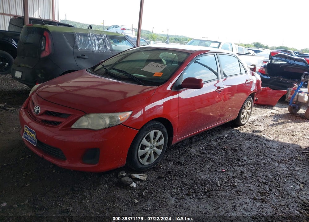 2011 TOYOTA COROLLA LE VIN: JTDBU4EE1B9133843