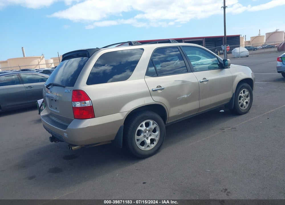 2001 ACURA MDX VIN: 2HNYD18811H539208
