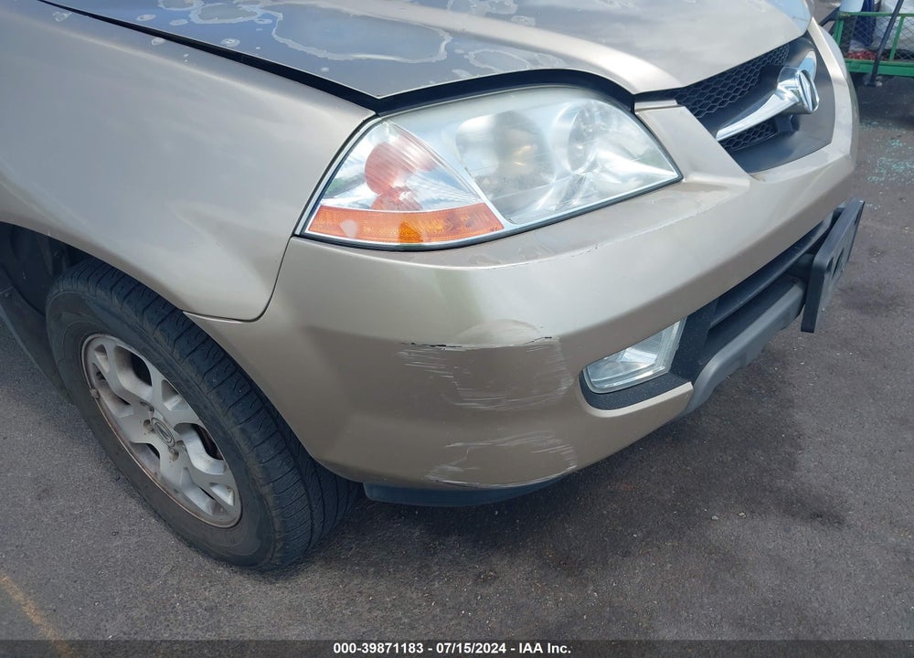 2001 ACURA MDX VIN: 2HNYD18811H539208