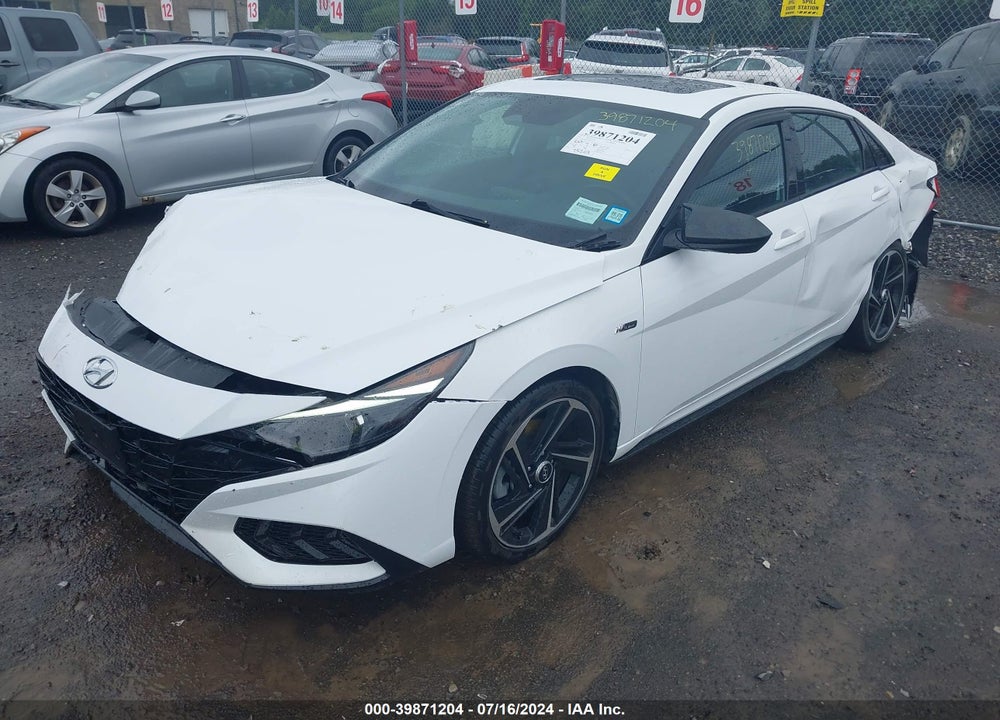 2021 HYUNDAI ELANTRA N LINE VIN: KMHLR4AF3MU112105