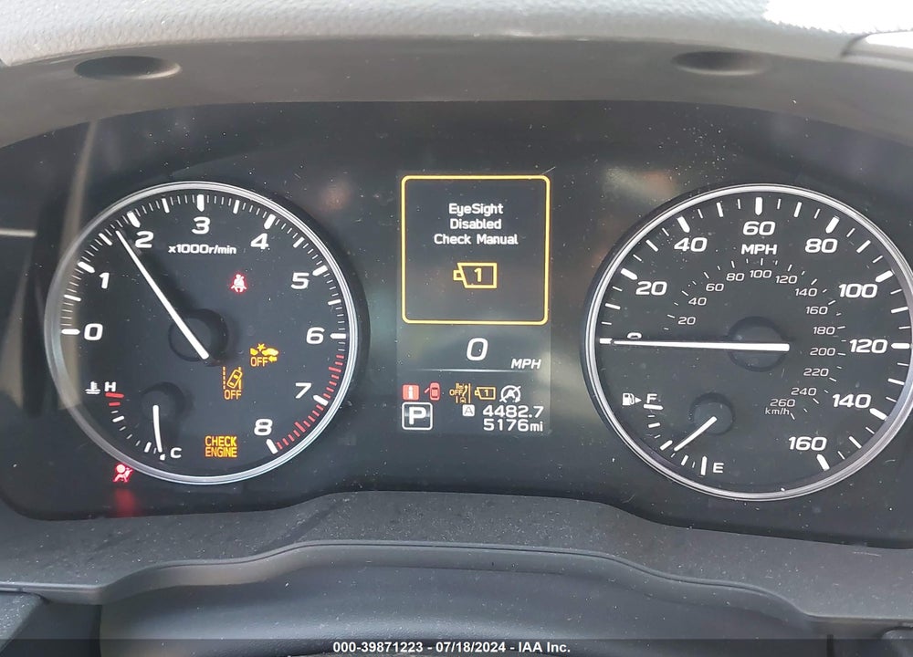2024 SUBARU IMPREZA SPORT 5-DOOR VIN: JF1GUAFC8R8309181