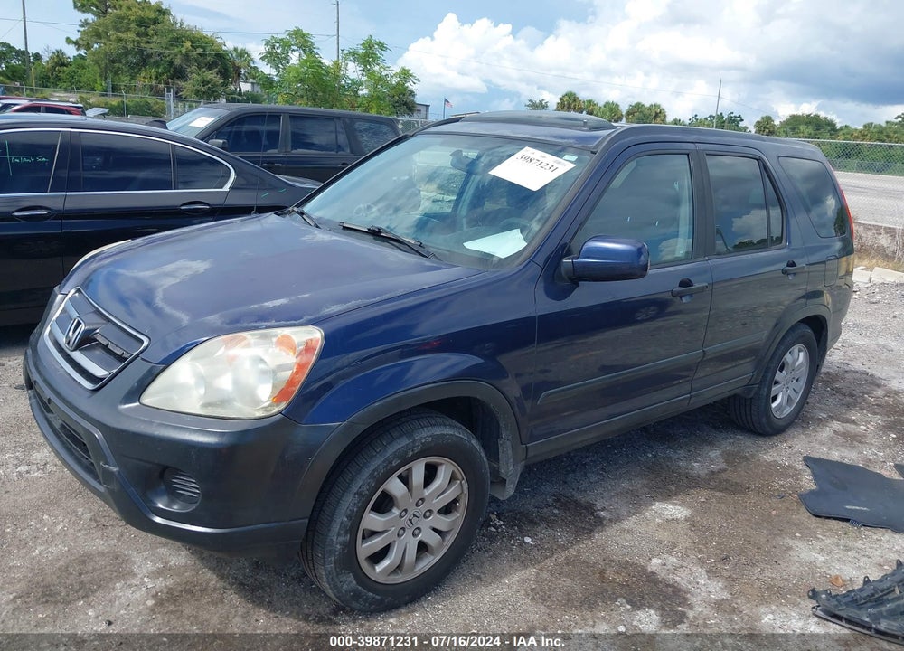 2006 HONDA CR-V EX VIN: SHSRD78816U434266