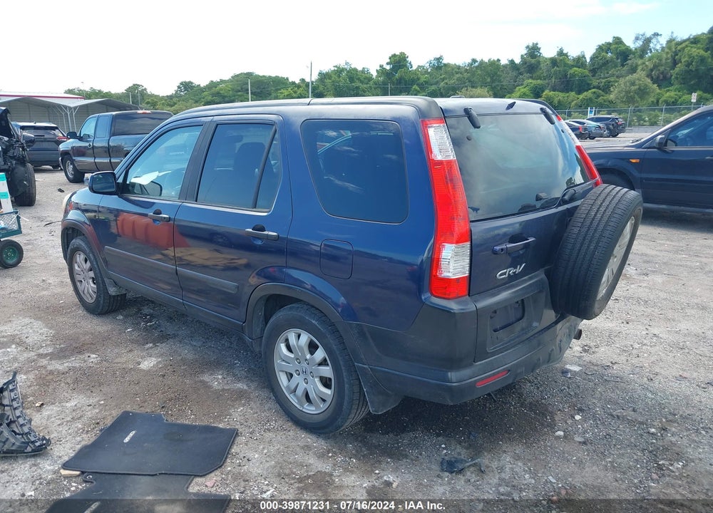 2006 HONDA CR-V EX VIN: SHSRD78816U434266
