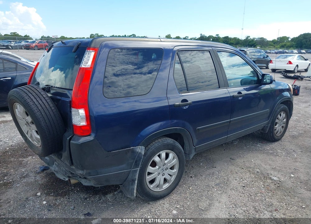 2006 HONDA CR-V EX VIN: SHSRD78816U434266