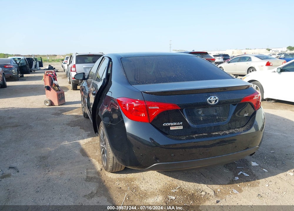 2019 TOYOTA COROLLA SE VIN: 2T1BURHEXKC218781