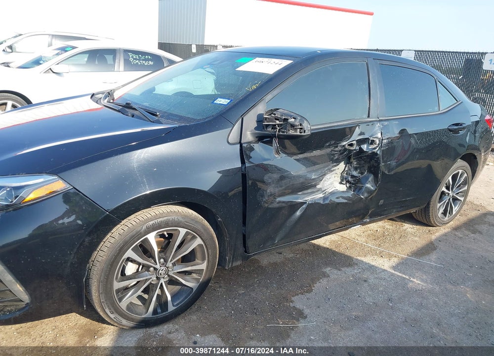 2019 TOYOTA COROLLA SE VIN: 2T1BURHEXKC218781