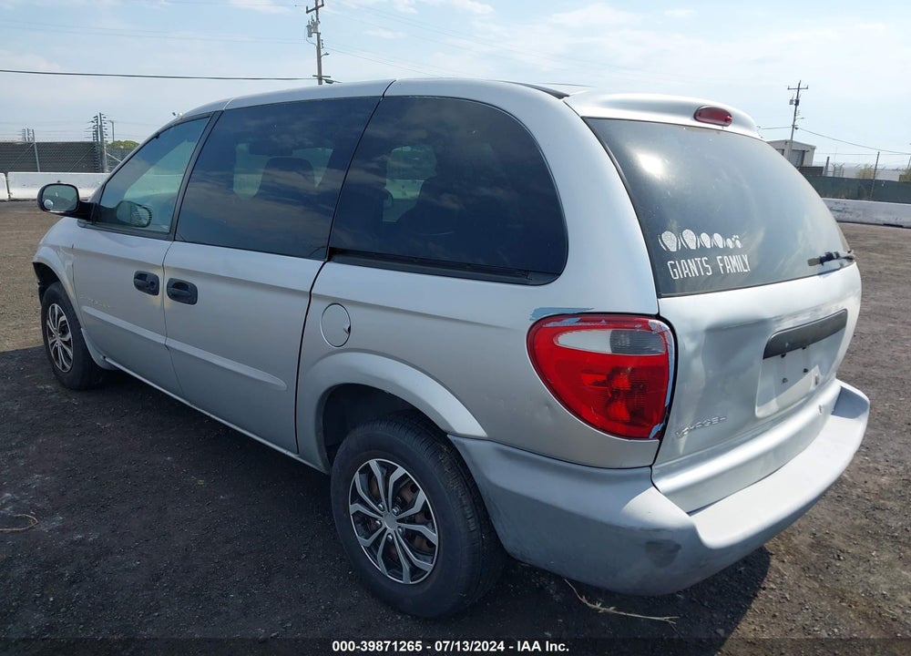 2001 CHRYSLER VOYAGER VIN: 1C4GJ25B61B103995