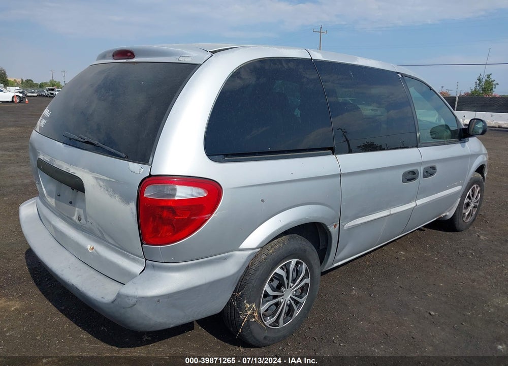 2001 CHRYSLER VOYAGER VIN: 1C4GJ25B61B103995
