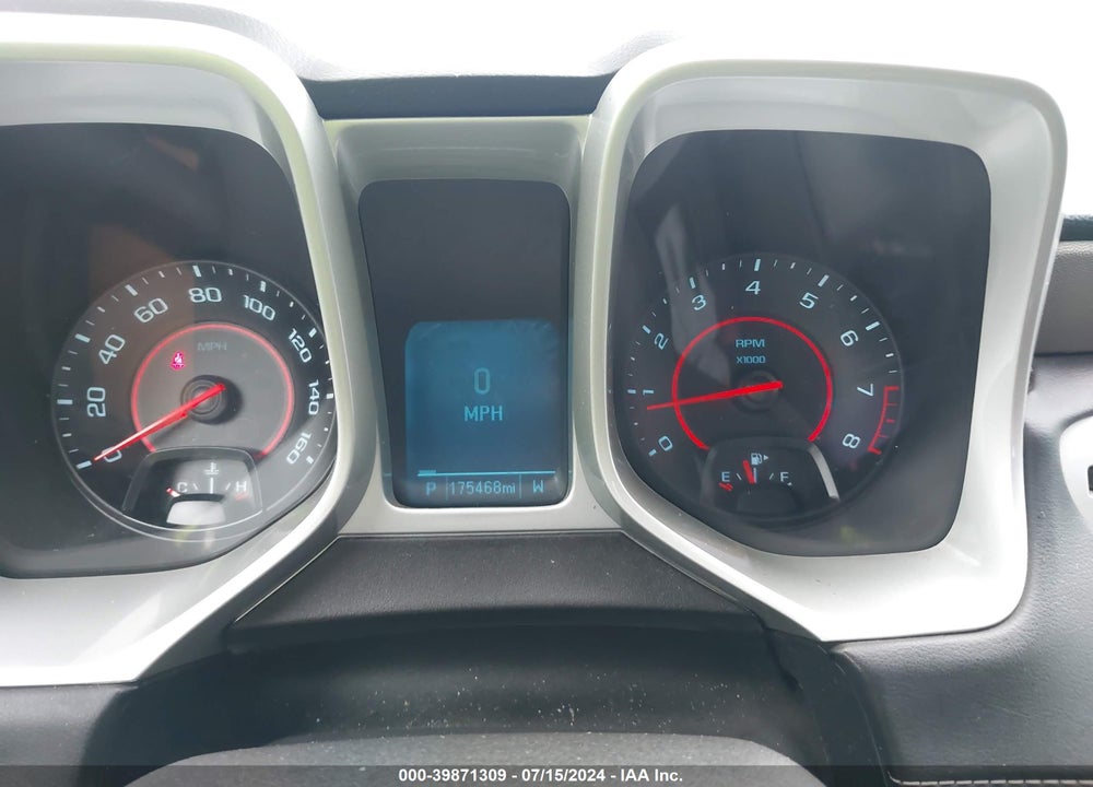 2013 CHEVROLET CAMARO 2LS VIN: 2G1FA1E39D9139273